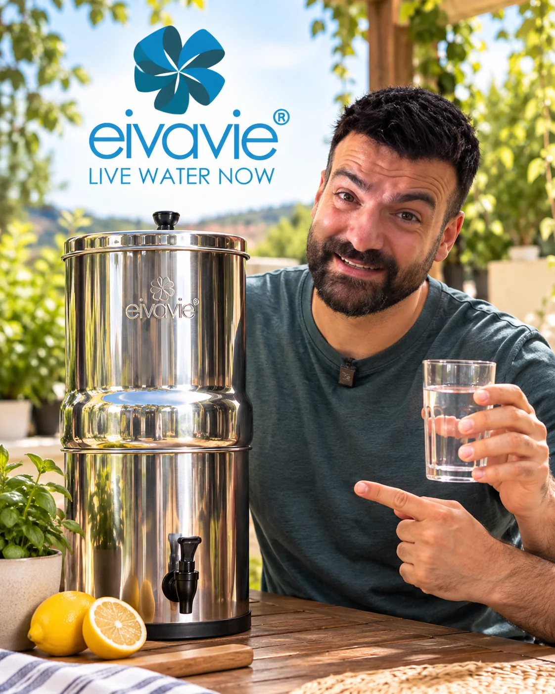 Eivavie — Gravity Water Purifier / Product Demo