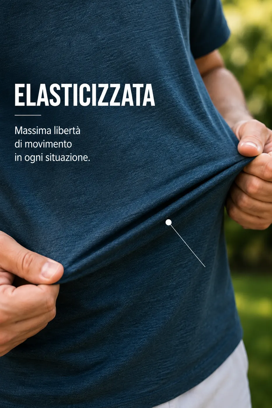 Maglietta performance — elasticità
